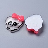 Halloween Theme Opaque Resin Cabochons X-RESI-D0003-03-2