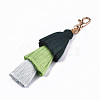 Polycotton(Polyester Cotton) Tassel Big Pendant Decorations FIND-S302-14F-2