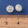 Rack Plating Brass Pave Cubic Zirconia Beads KK-M285-32B-S-3