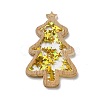 Christmas Theme Opaque Printed Acrylic Pendants SACR-Z005-02B-1