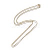 304 Stainless Steel Curb Chain Necklaces NJEW-L162-01B-G-2