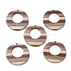 Wenge Wood & Sandalwood & White Ash Pendants WOOD-F013-03-1