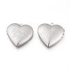 Valentine's Day 304 Stainless Steel Locket Pendants STAS-K192-19P-2