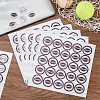 Olycraft 26 Sheets 2 Styles PVC Plastic Waterproof Stickers DIY-OC0004-24B-5