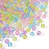 Cheriswelry 560Pcs 7 Colors Transparent Acrylic Beads MACR-CW0001-10-15