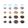 1Box Mixed Metal Jewelry Snap Fastener BUTT-WH0001-02-3