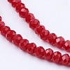 Imitation Jade Glass Beads Strands GLAA-G045-A12-3