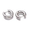 Tarnish Resistant 201 Stainless Steel Huggie Hoop Earrings EJEW-O095-05-14-2