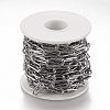 Tarnish Resistant 304 Stainless Steel Paperclip Chains CHS-A006-01P-3