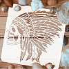 PET Hollow Out Drawing Painting Stencils DIY-WH0391-0164-3