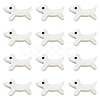 10Pcs Puppy Natural Freshwater Shell Beads SHEL-CJ0001-28-3