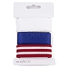 9 Yards 3 Styles Independence Day Polyester & Polycotton Ribbons Sets SRIB-A015-02A-07-4