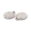 Non-Tarnish 201 Stainless Steel Pendants STAS-C057-22P-3