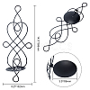 Iron Hanging Candle Holder AJEW-WH0171-54B-2