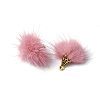 Faux Mink Fur Tassel Pendant Decorations FIND-YW0002-24B-2