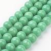 Natural Mashan Jade Round Beads Strands G-D263-10mm-XS19-1