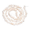 Natural Cultured Freshwater Pearl Beads Strands PEAR-N014-03B-4