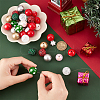 SUNNYCLUE 50Pcs 10 Style Christmas Theme Acrylic Beads SACR-SC0001-22-3