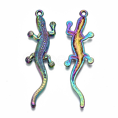 Rainbow Color Alloy Big Pendants X-PALLOY-S180-041-RS-1