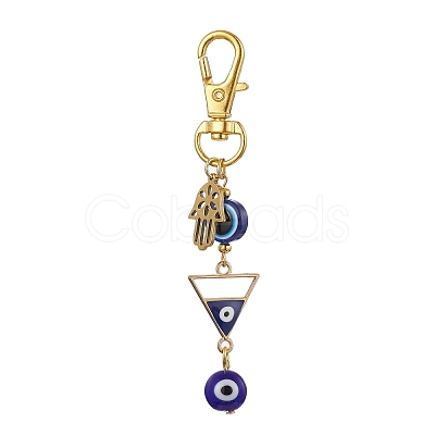 Alloy Enamel Pendant Decorations HJEW-JM01677-02-1