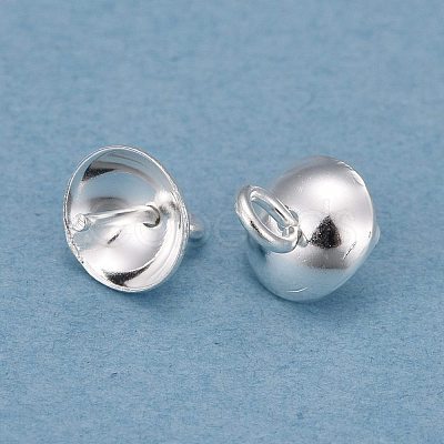 304 Stainless Steel Cup Pearl Peg Bails Pin Pendants STAS-H410-19S-B-1