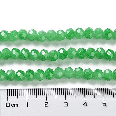 Baking Painted Imitation Jade Glass Bead Strands DGLA-A034-J8MM-A10-1