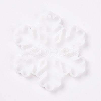 Snowflake Pendant Silicone Molds DIY-K051-26-1