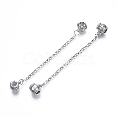 Rack Plating Alloy European Dangle Charms MPDL-N039-228P-1