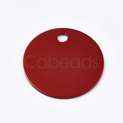 Aluminum Pendants ALUM-WH0009-01G-1