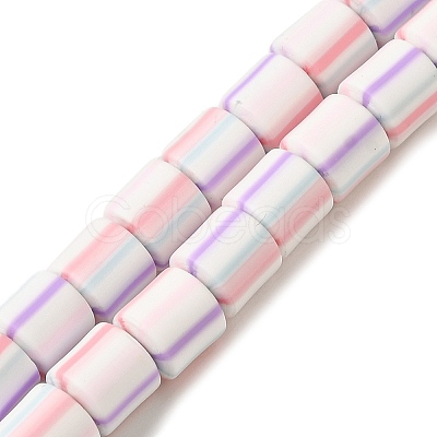 Polymer Clay Beads Strands CLAY-H006-01C-1