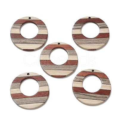 Wenge Wood & Sandalwood & White Ash Pendants WOOD-F013-03-1