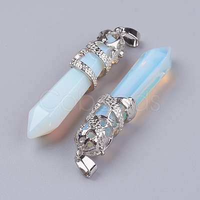 Opalite Big Pointed Pendants G-G738-A-13-1