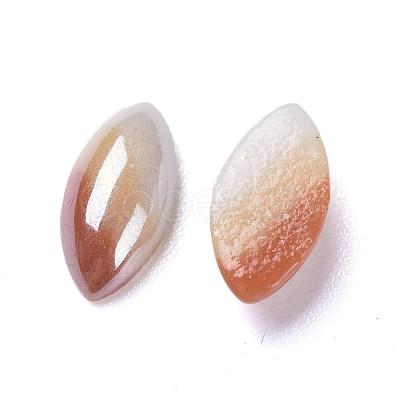 Opaque Glass Cabochons GGLA-S038-03C-5x10-1