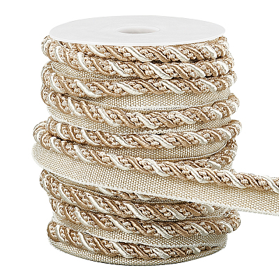 WADORN 1 Bundle Polyester Twist Lip Cord Trim SRIB-WR0001-10B-1