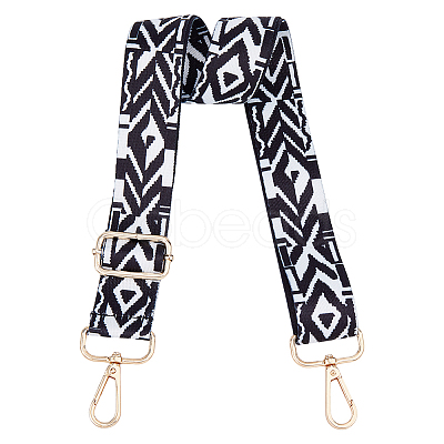 Ethnic Style Adjustable Polyester Bag Straps FIND-WH0112-02B-1