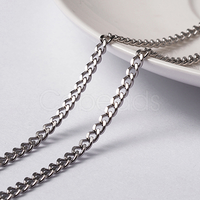 Tarnish Resistant 304 Stainless Steel Twisted Chains CHS-H007-48P-1