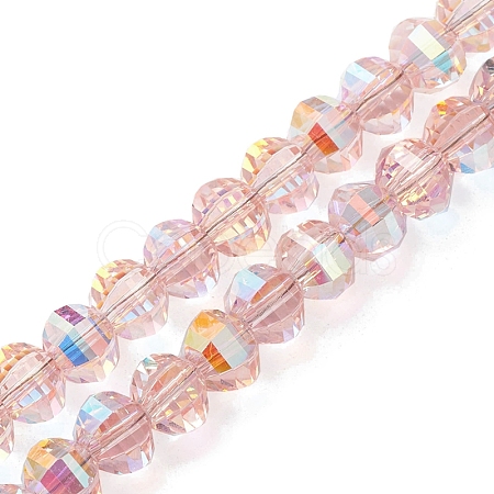 Electroplate Glass Beads Strands EGLA-K015-11A-1