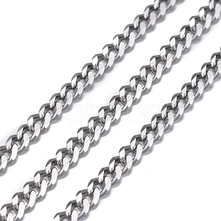 Tarnish Resistant 304 Stainless Steel Twisted Chains CHS-K010-02P-1