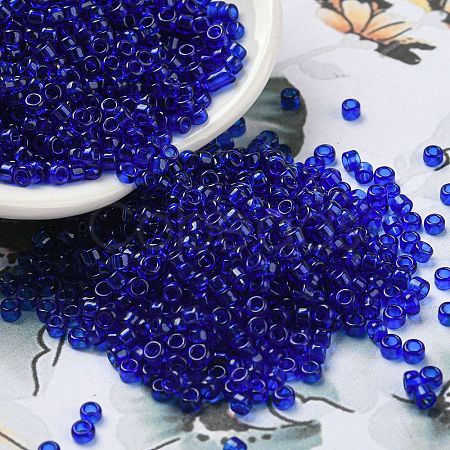 Transparent Colours Glass Seed Beads X-SEED-S042-11A-06-1