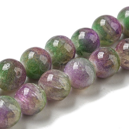 Dyed Natural Jade Beads Strands G-F764-01F-1