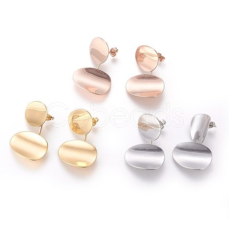 304 Stainless Steel Ear Studs STAS-I103-23-1