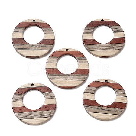 Wenge Wood & Sandalwood & White Ash Pendants WOOD-F013-03-1