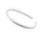 Satin Hair Bands, Jewelry Hair Accessories, White, 360x10mm