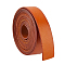 DICOSMETIC 2M Flat Cowhide Cord, for Necklace & Bracelet Making Accessories, Chocolate, 21x2mm