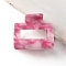 Acrylic Rectangle Claw Hair Clips, Hair Accessories for Women & Girls, Violet, 48x45x39mm