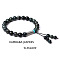 8MM Natural Kambaba Jasper Buddha Prayer Beads Bracelet Men Women