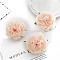 Cloth Artificial Carnations, for Wedding Aisle Centerpieces Table Confetti Party Favors Home Decoration, PeachPuff, 80mm