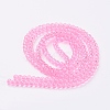 Spray Painted Crackle Glass Beads Strands CCG-Q001-4mm-02-2