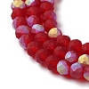 Imitation Jade Glass Beads Strands EGLA-A034-T3mm-MB07-4