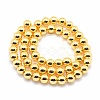 Electroplate Non-magnetic Synthetic Hematite Beads Strands X-G-L485-01F-G-3